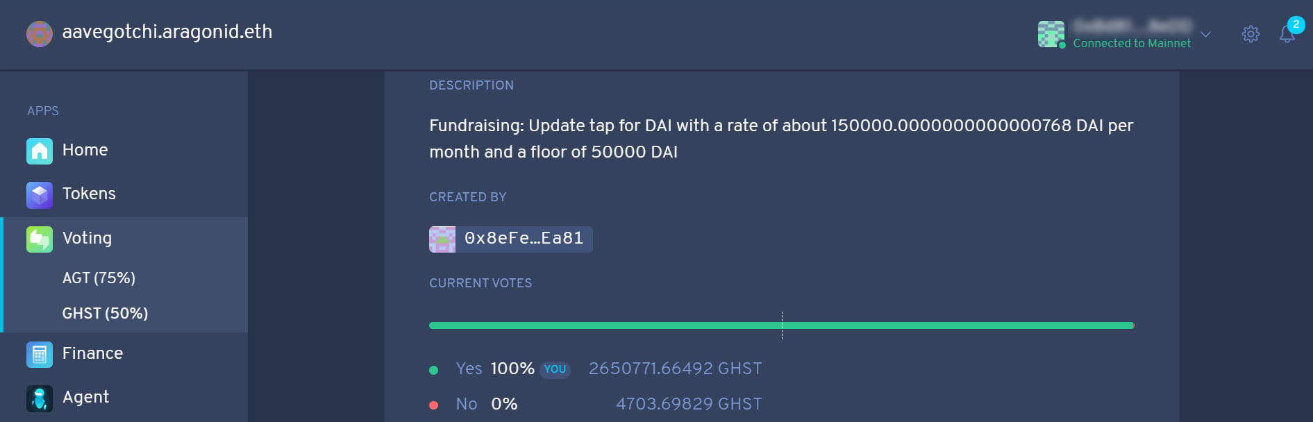 Aragon Voting Ethereum